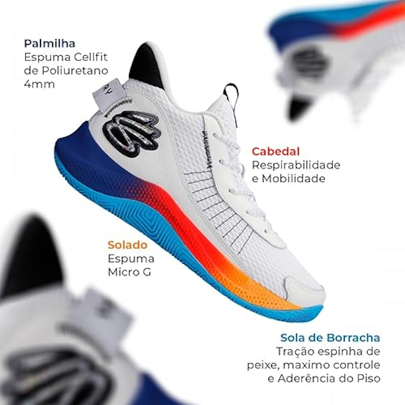 Tênis Basquete Under Armour Curry 3Z7 Masculino Original NBA 2