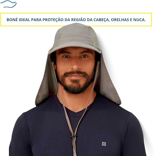 Boné Legionário UV Com Proteção Solar Atacama 2