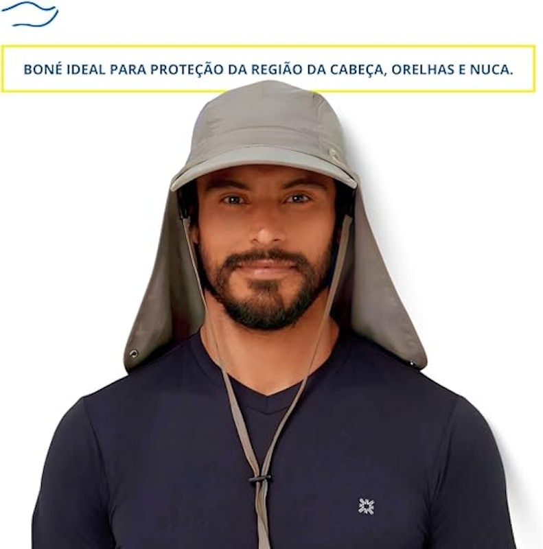 Boné Legionário UV Com Proteção Solar Atacama 2