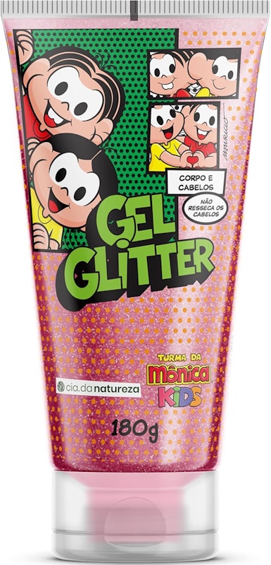 Turma da Mônica Kids Gel Glitter Cia da Natureza 1