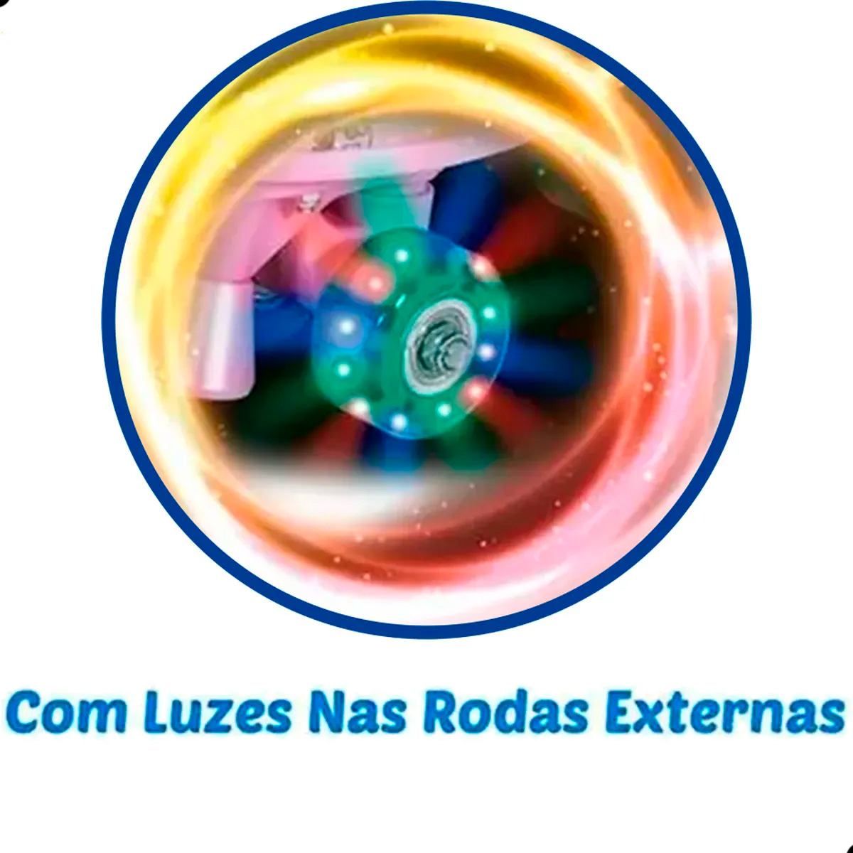 Patins 4 Rodas com Luzes Unicórnio 4