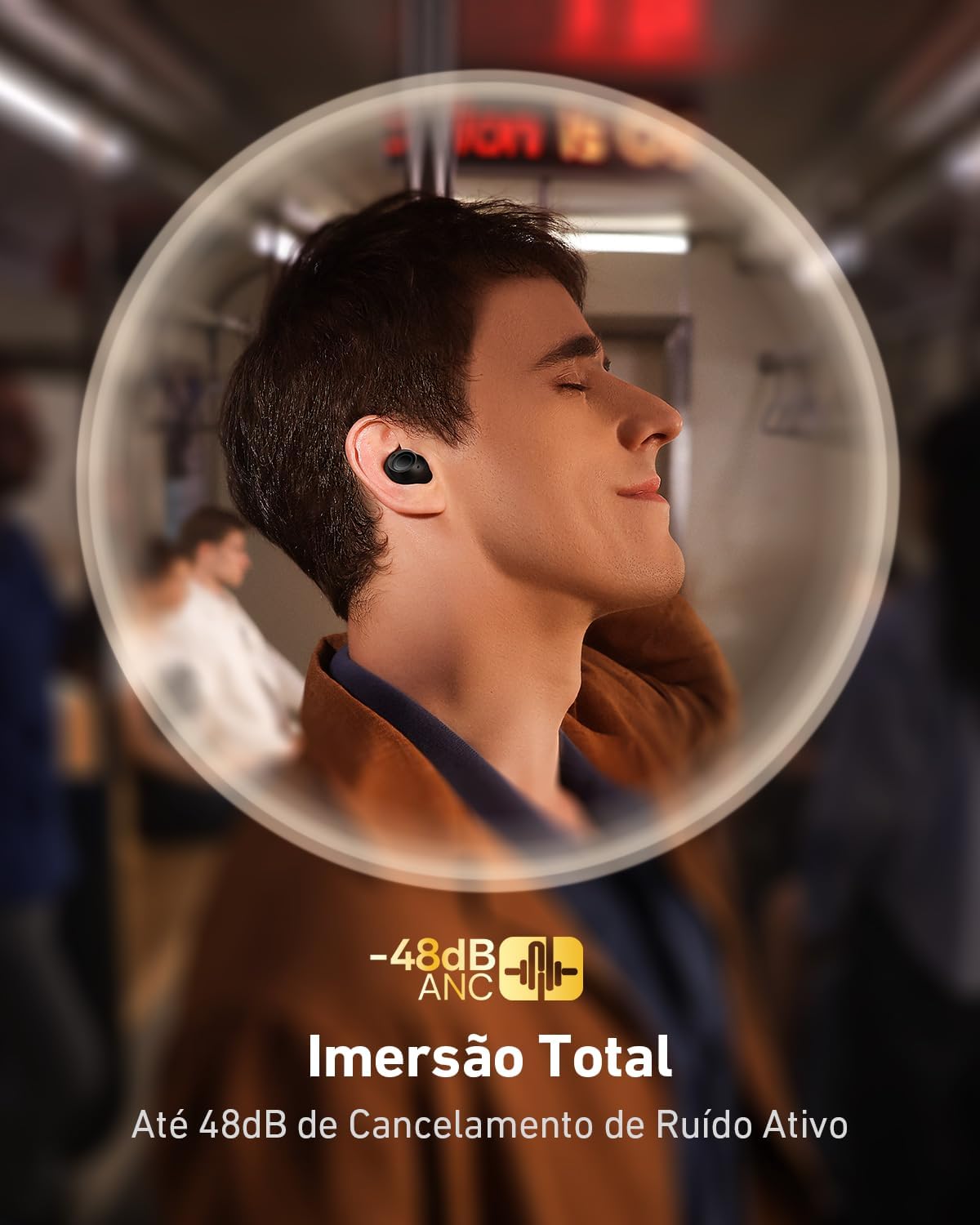 Fone Bowie Ma10 com Cancelamento de Ruído 5