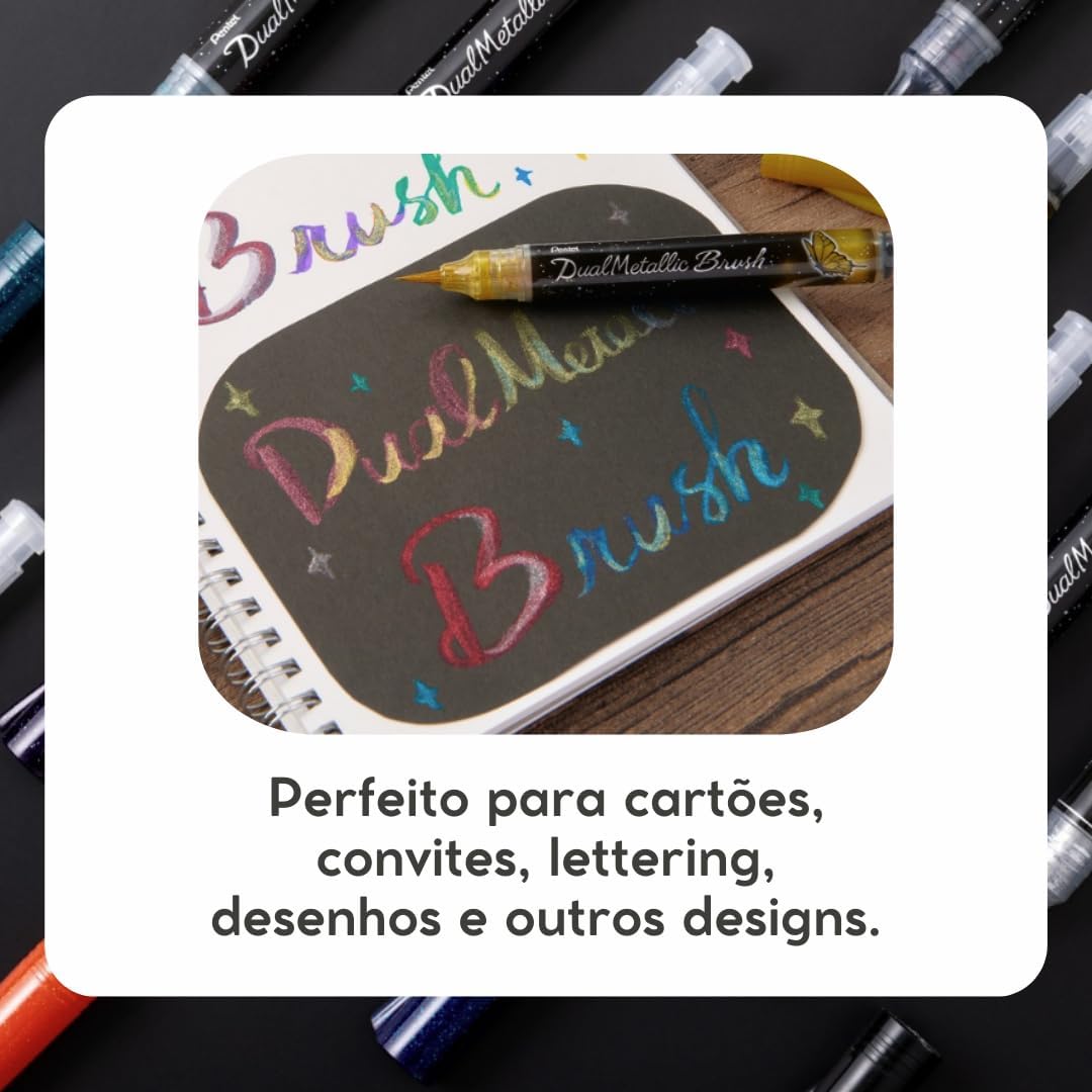 Pincel Dual Metallic Brush 5
