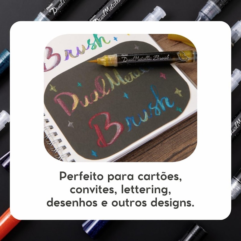 Pincel Dual Metallic Brush 5
