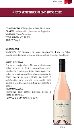 Vinho Argentino Nieto Senetiner Rose 2