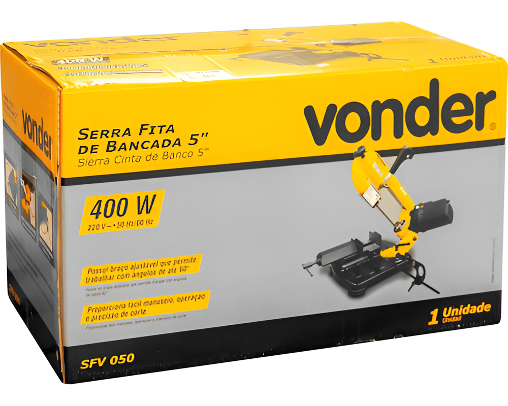 Serra Fita Horizontal de Bancada 5" 400 W SFV 050 (220 V) 5