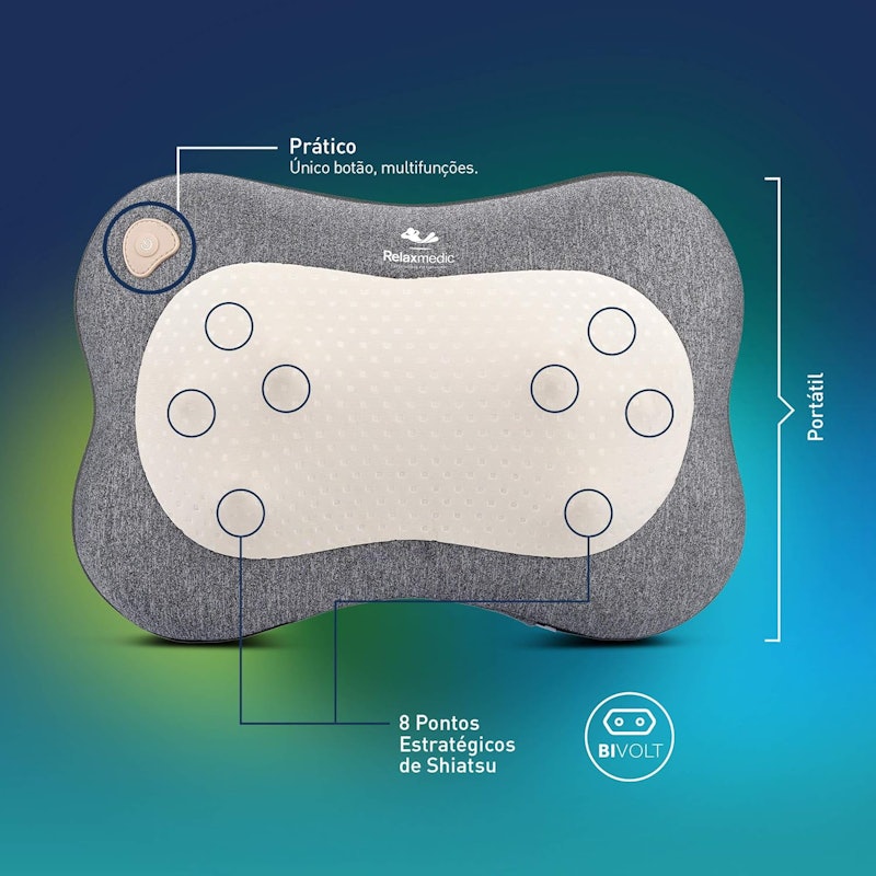 Almofada Massageadora Shiatsu Pilow Smart 3