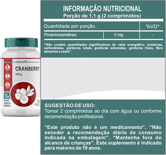 Cranberry 500 mg Nutralin 2
