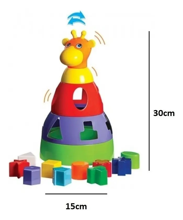 Girafa Didática Mercotoys 5