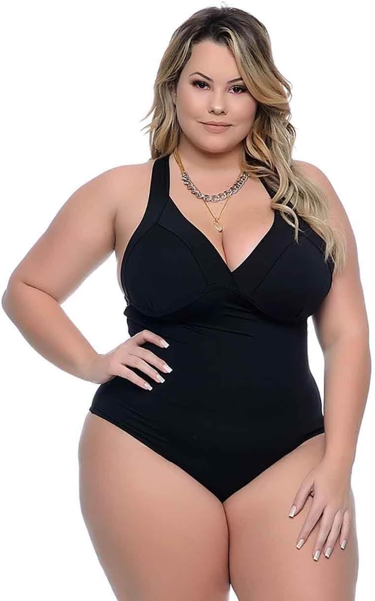 Maiô Liso Plus Size Color 3