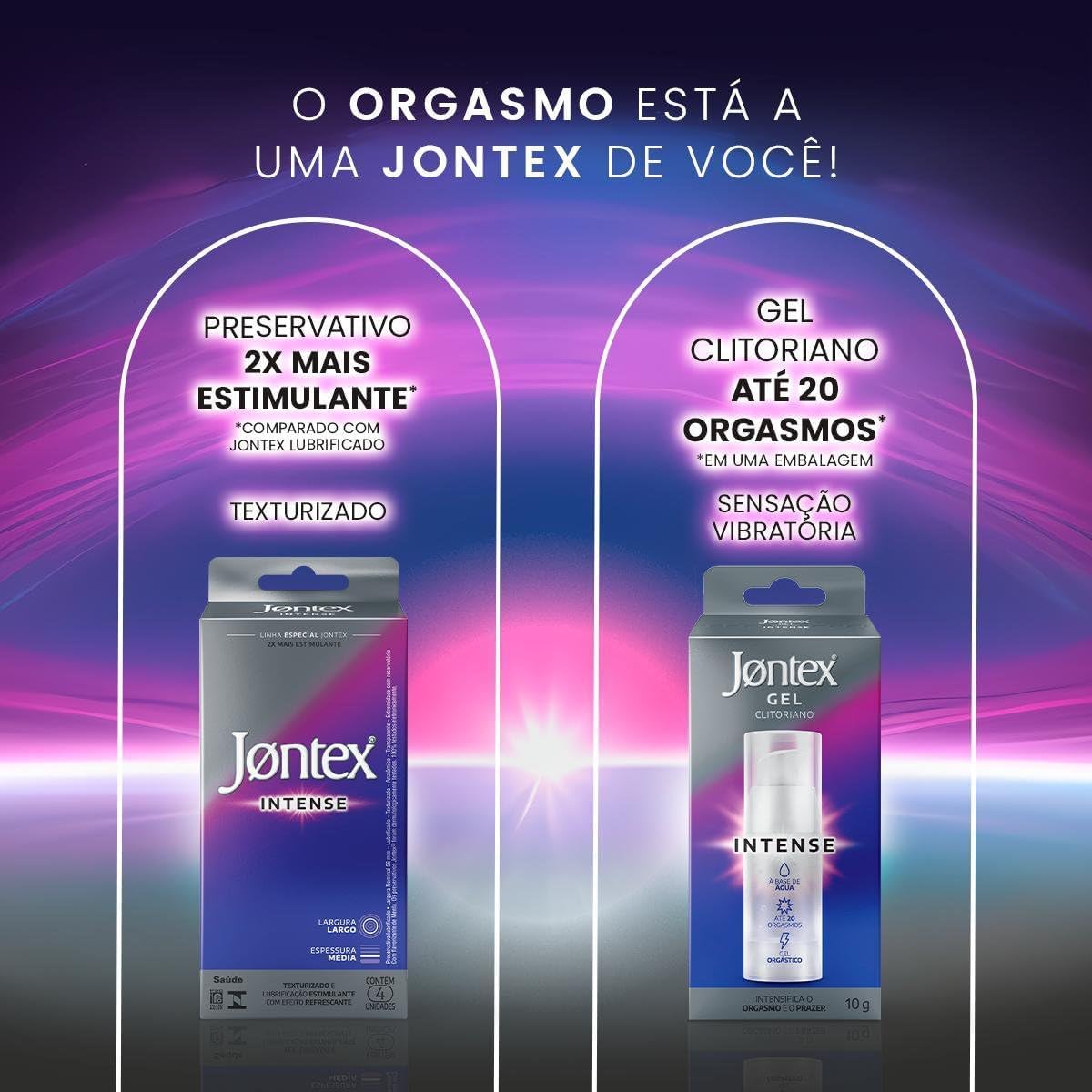 Preservativo Camisinha Jontex Intense 2