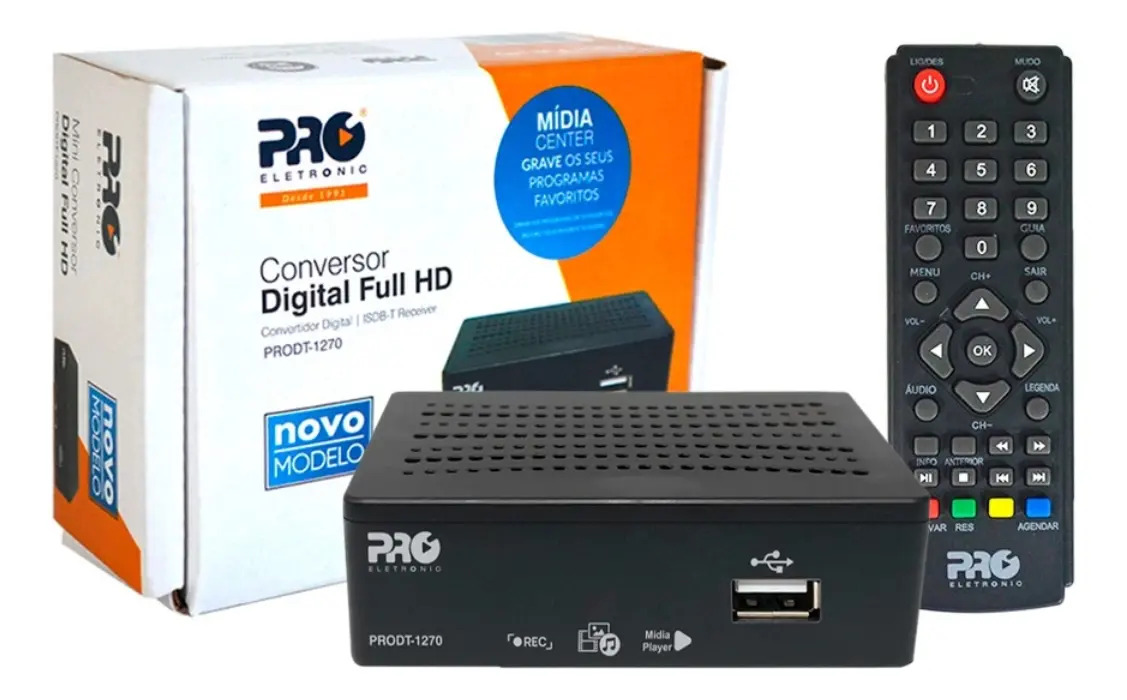 Mini Conversor Digital Isdb-T Full Hd New Design 5
