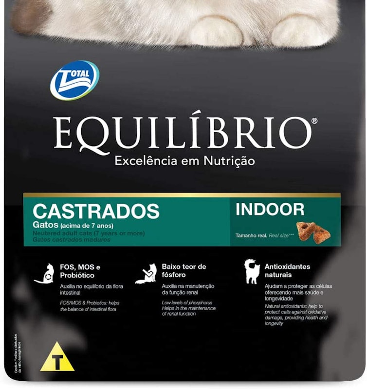 Ração Total Equilíbrio Castrado Sênior 2