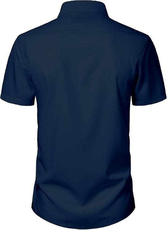 Camisa Social Masculina de Manga Curta Onkeep 2