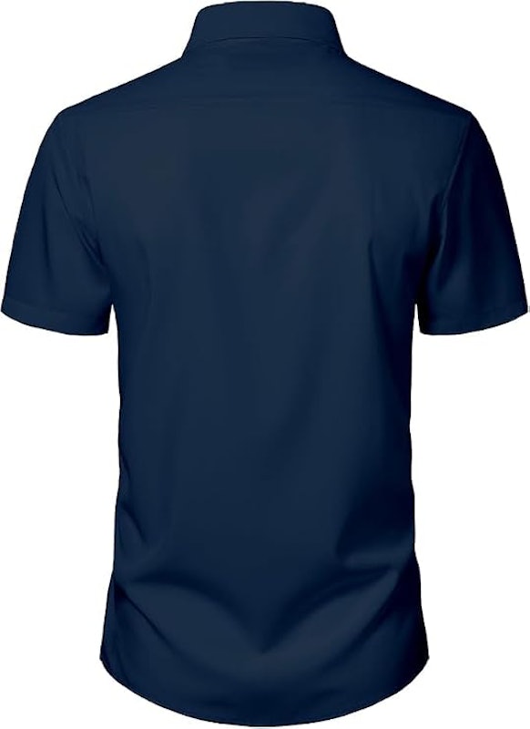 Camisa Social Masculina de Manga Curta Onkeep 2