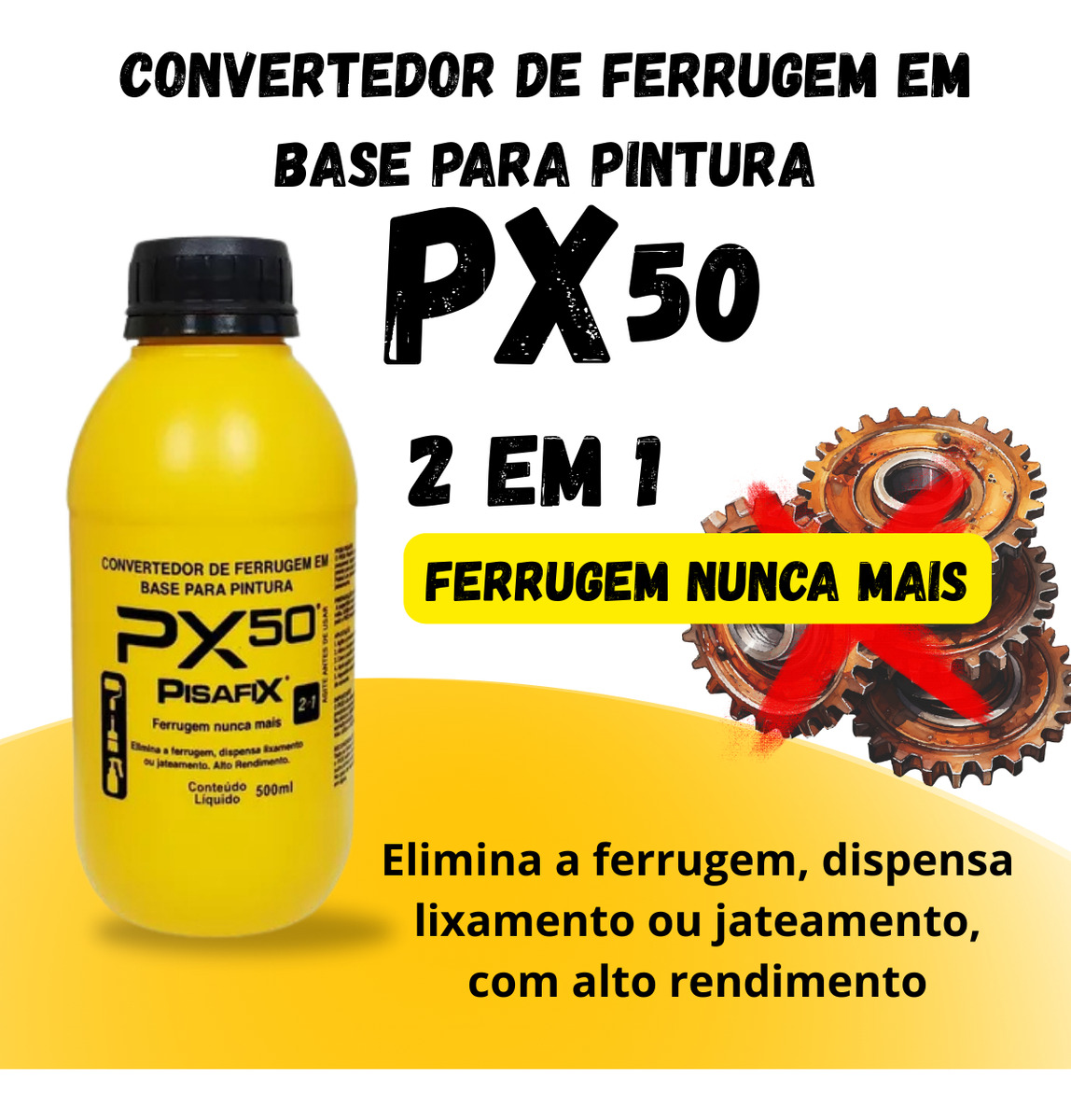 Convertedor de Ferrugem Pisafix 2