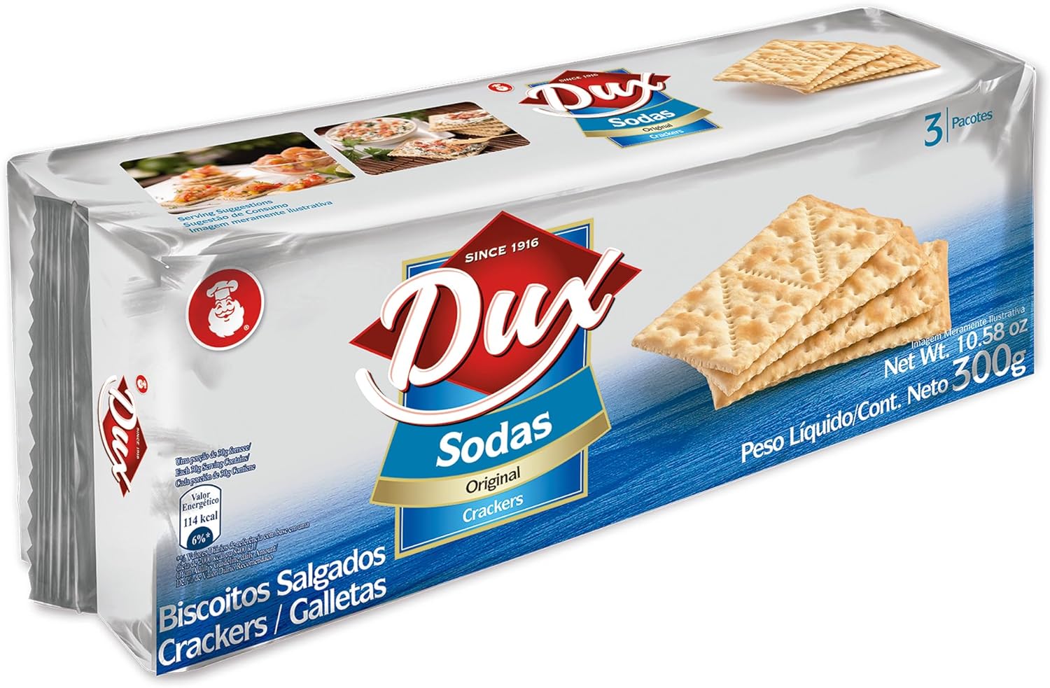 Biscoito Crackers Dux Soda 1