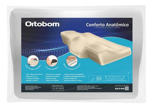 Travesseiro Nasa Cervical Conforto Anatômico 1