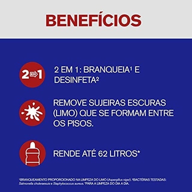 Veja Limpeza Pesada Cloro Ativo 2 em 1 2