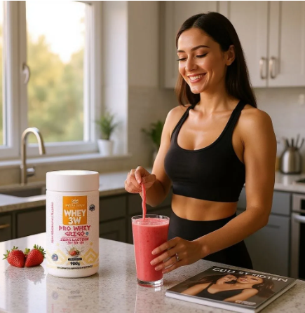 Whey Grego Morango Zero Lactose 3