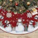 EKOREST Saia de Árvore de Natal Boneco de Neve 1