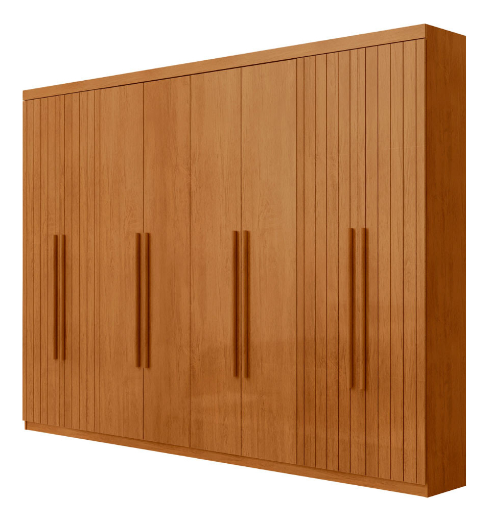 Guarda-Roupa Casal Toronto 100% MDF 8 Portas e 4 Gavetas com Pés 1