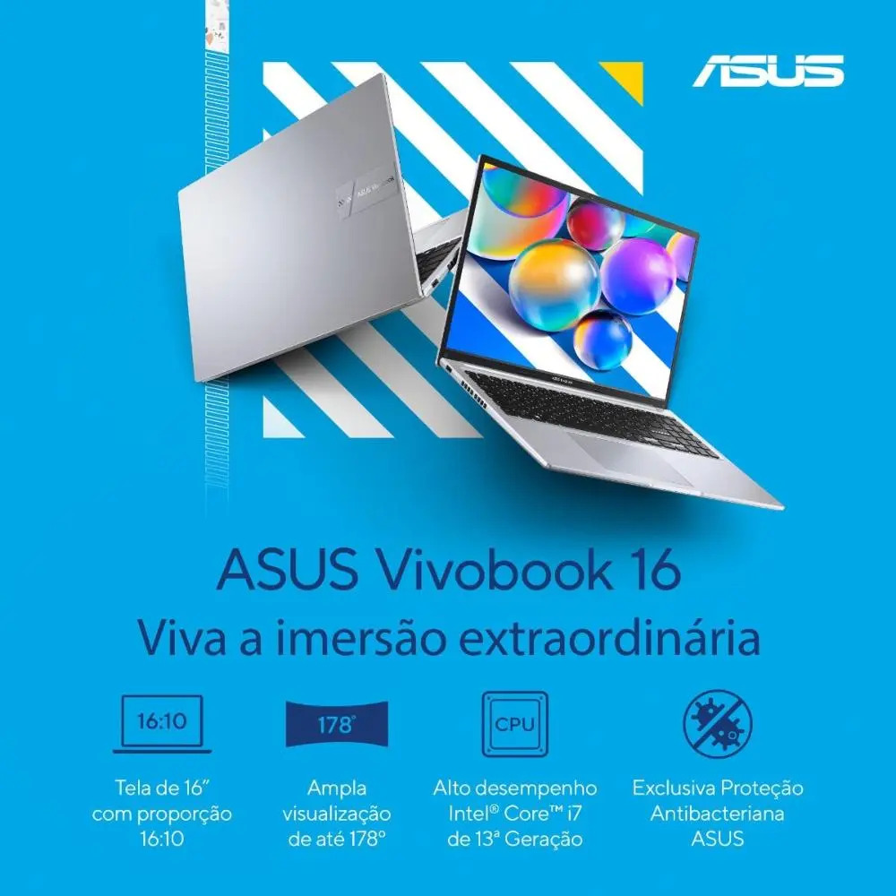 Notebook ASUS Vivobook 16 Intel Core i7 16 GB 512 GB 2