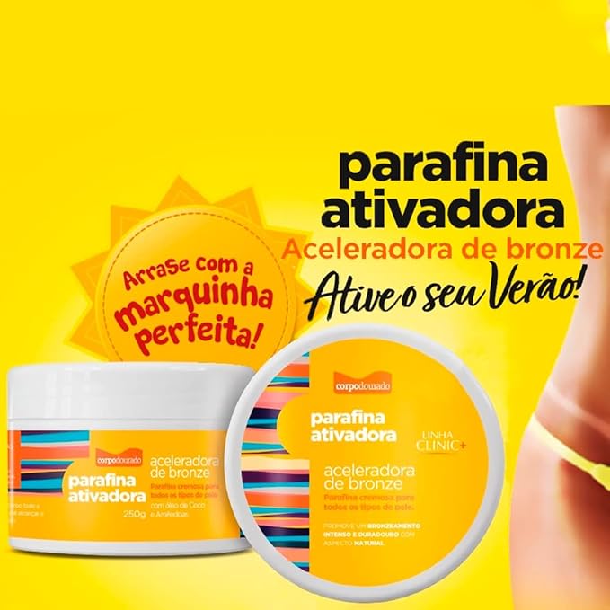 Parafina Ativadora Corpo Dourado 4