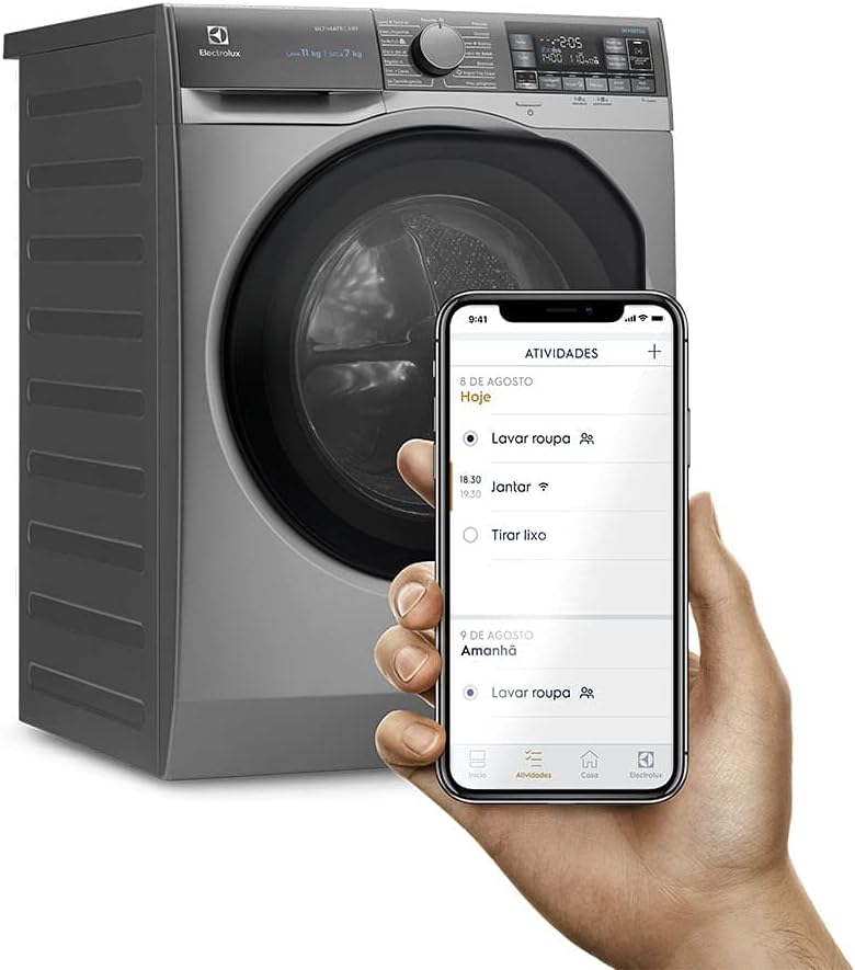 Lava e Seca Electrolux 11 kg Inox Perfect Care Inverter 5