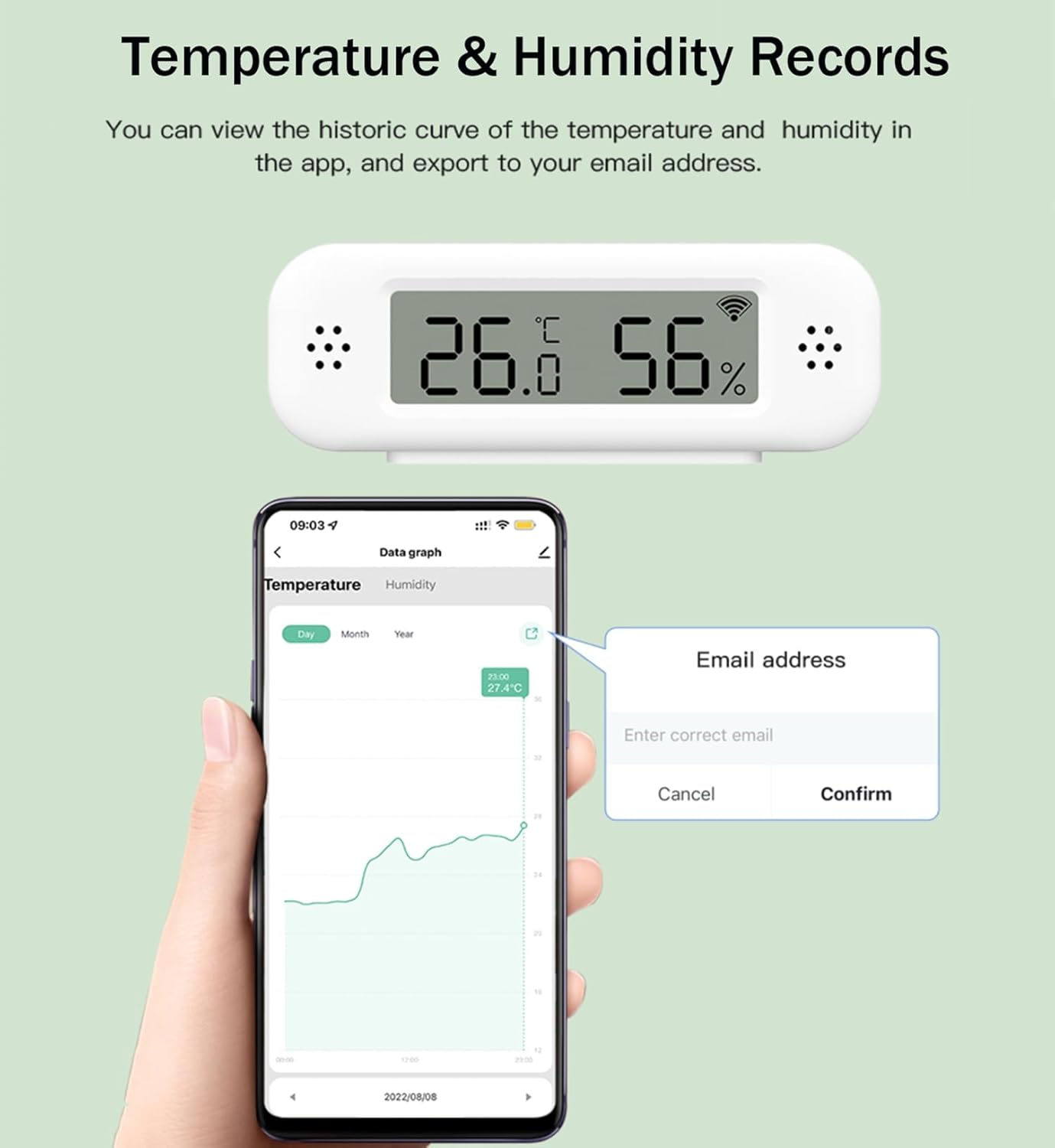 Higrômetro Wi-Fi Phovolt 2