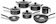 BRINOX Jogo de Panelas Brinox Ebony Antiaderente Pro-Flon 7 Peças 1