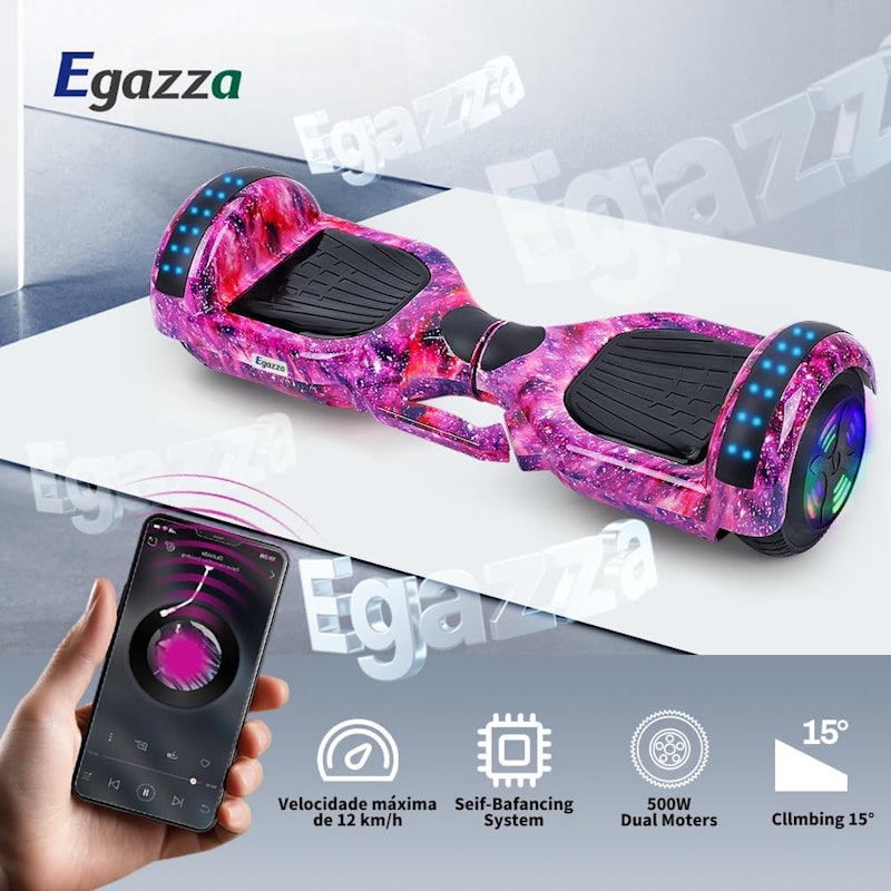 Hoverboard Elétrico com Bluetooth Egazza 3