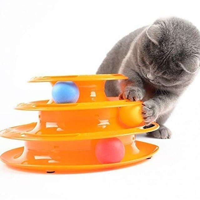 Brinquedo para Gatos Torre de Trilhas 3 Níveis CBR04133 3