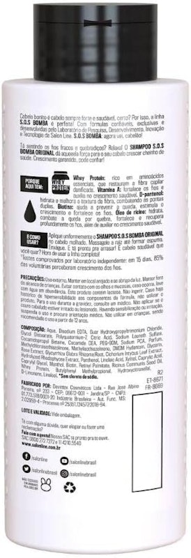 Kit Shampoo + Condicionador SOS Bomba Original 4