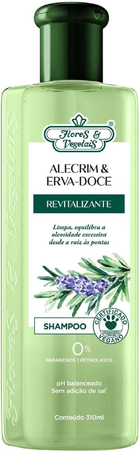 Shampoo Alecrim & Erva-Doce Revitalizante  1