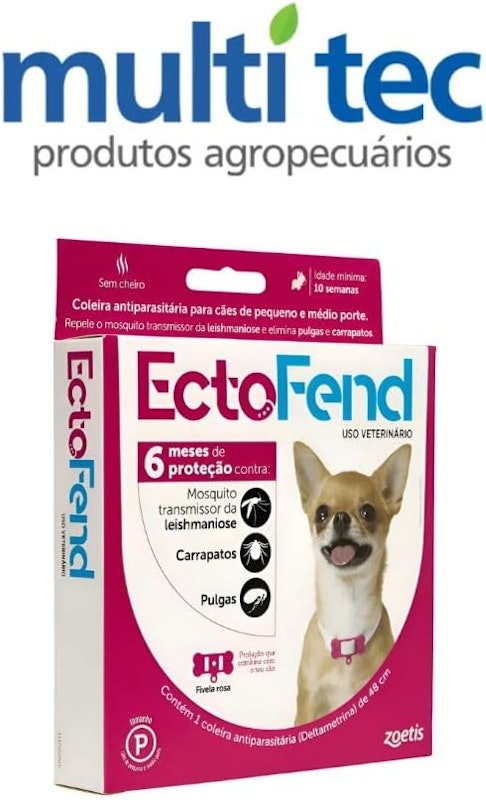 Coleira EctoFend Deltametrina 4% 4