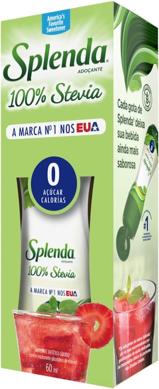 Adoçante Líquido Stevia Caixa 60 ml 2