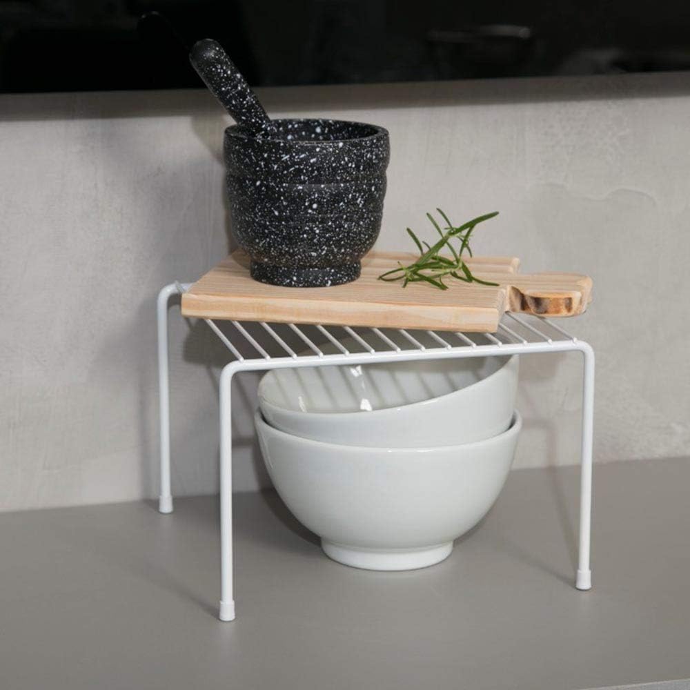 Organizador Armário Cozinha Kit 7 Peças Prateleira Elegance 2