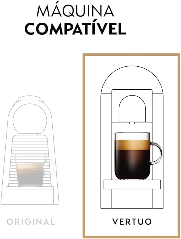 Cápsulas de Café Nespresso Vertuo Altissio 2