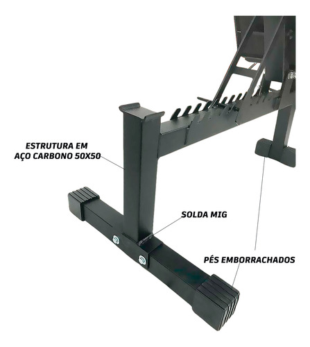 Banco de Supino Regulável 3