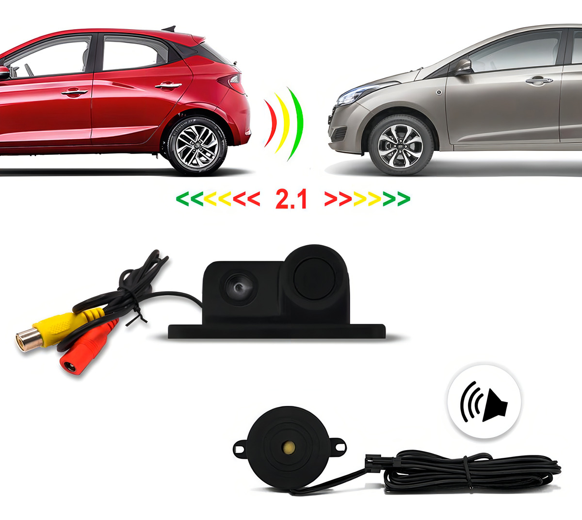Câmera de Ré com Sensor Roadstar 5