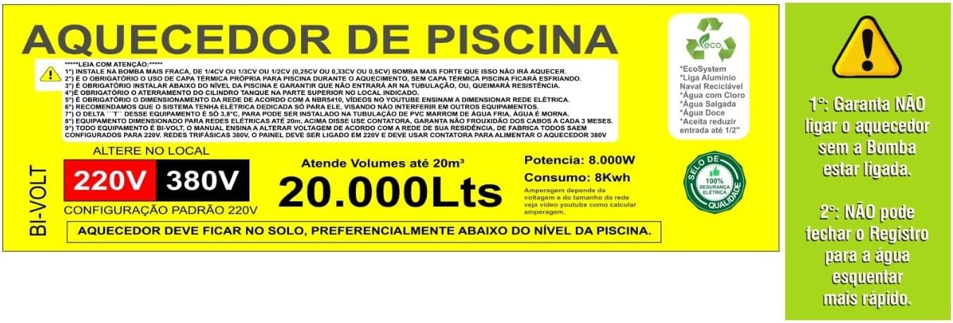 Aquecedor Automático de Piscina HIDROHOT 5