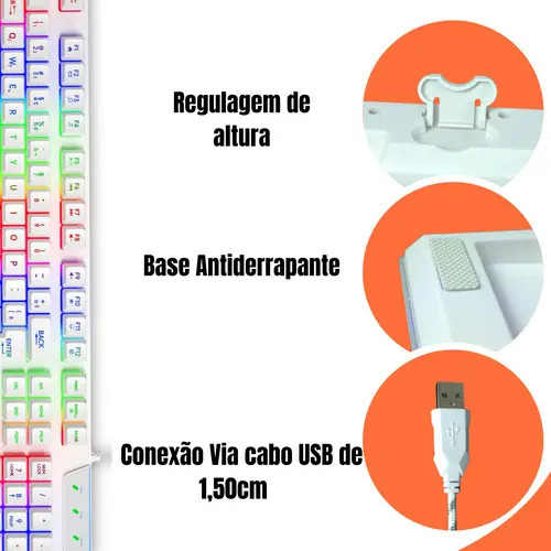 Teclado Gamer Membrana TE001 3