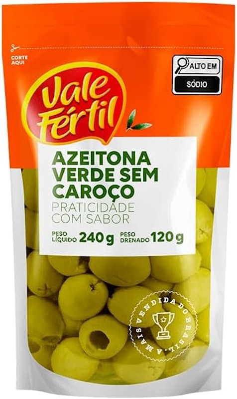 Azeitonas Verdes sem Caroço Vale Fértil 1