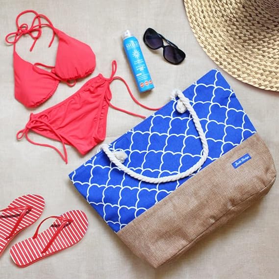 Bolsa de Praia Grande com Zíper 5