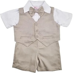 Conjunto Infantil Social Masculino Pajem Batizado