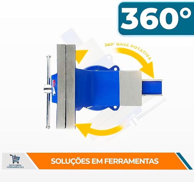 Morsa de Bancada N.08 – Base Giratória 3