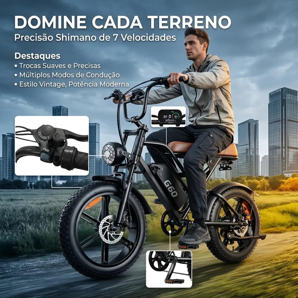 Bicicleta Elétrica HDJ  4