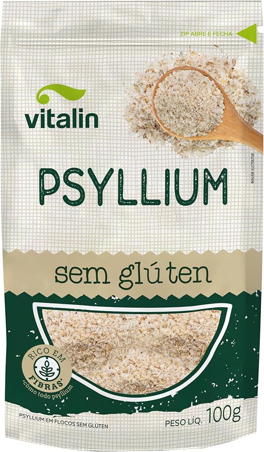 Psyllium sem Glúten Vitalin 100 g 1