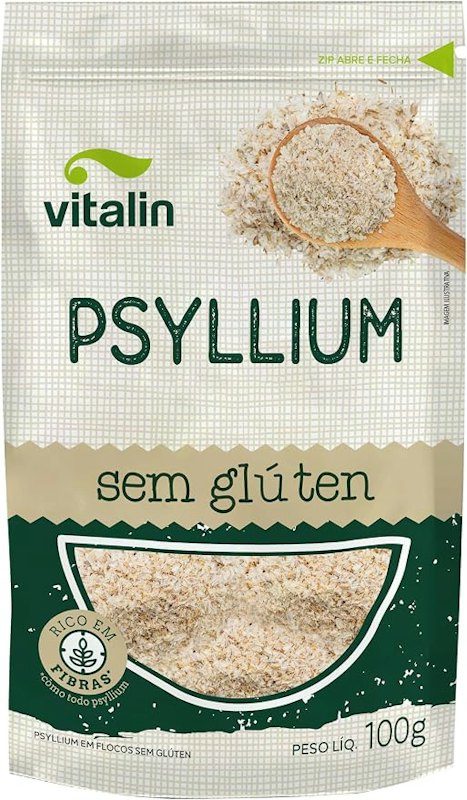 Psyllium sem Glúten Vitalin 100 g 1